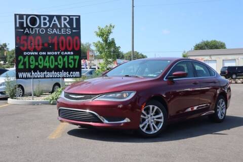 2015 Chrysler 200 for sale at Hobart Auto Sales in Hobart IN