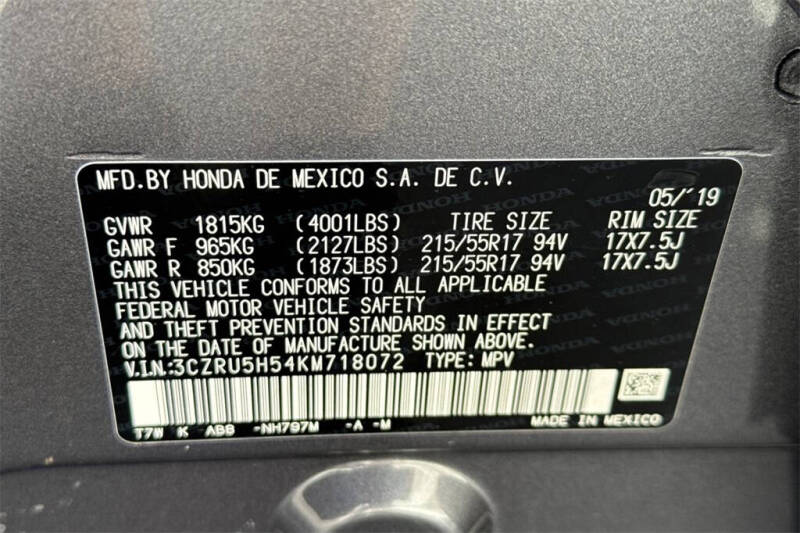 2019 Honda HR-V EX