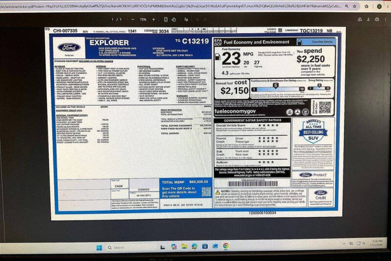 2026 Ford Explorer Platinum