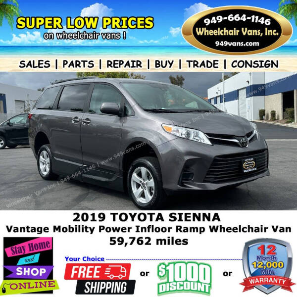 2019 Toyota Sienna LE Mobility 7-Passenger