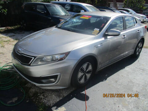 2012 Kia Optima Hybrid for sale at K & V AUTO SALES LLC in Hollywood FL