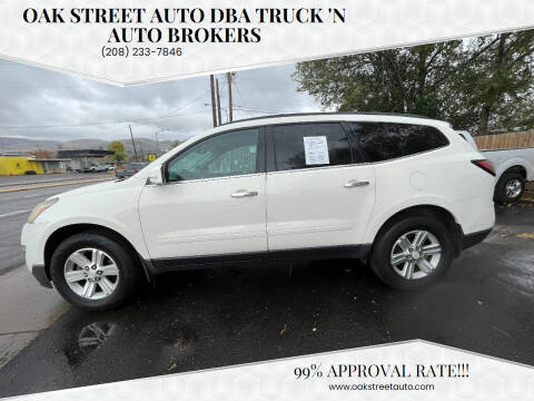 2013 Chevrolet Traverse for sale at Oak Street Auto DBA Truck 'N Auto Brokers in Pocatello ID