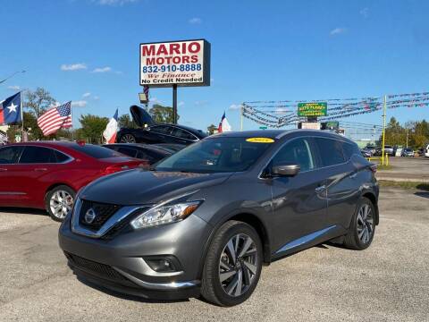 2015 Nissan Murano for sale at Mario Motors in South Houston TX