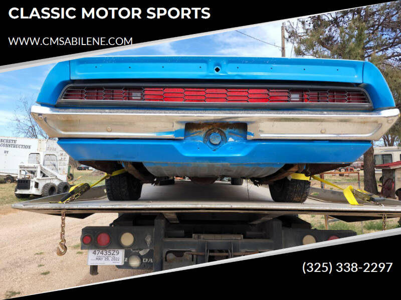 1971 Ford Torino for sale at CLASSIC MOTOR SPORTS in Winters TX