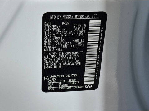 2026 Infiniti QX80 Autograph