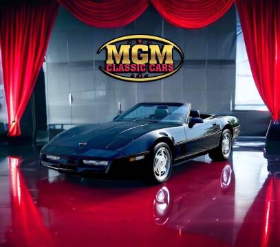 1989 Chevrolet Corvette for sale at MGM CLASSIC CARS in Addison IL
