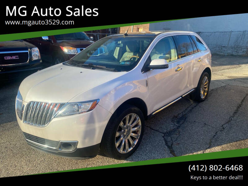 2014 Lincoln MKX for sale at MG Auto Sales in Pittsburgh PA