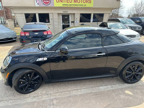 2013 MINI Coupe for sale at UNITED MOTORS in Mckinney TX