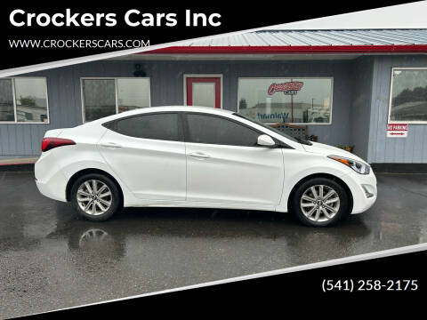 2016 Hyundai Elantra for sale at Crockers Cars Inc - Price Drop in Lebanon OR