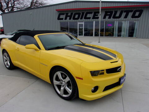 2013 Chevrolet Camaro for sale at Choice Auto in Carroll IA