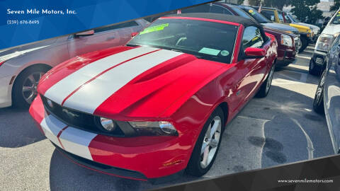 2011 Ford Mustang for sale at Seven Mile Motors, Inc. in Naples FL