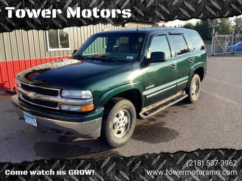 2002 Chevrolet Tahoe for sale at Tower Motors in Brainerd MN