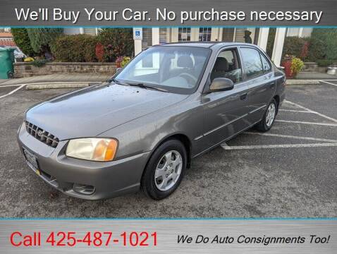 2001 Hyundai Accent for sale at Platinum Autos in Woodinville WA
