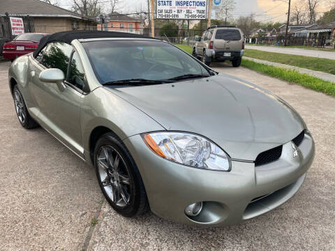 2008 Mitsubishi Eclipse Spyder for sale at G&J Car Sales in Houston TX