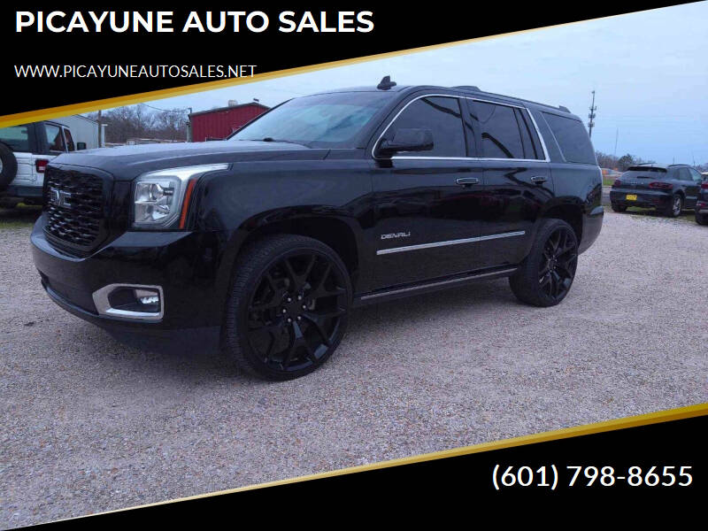 2019 GMC Yukon for sale at PICAYUNE AUTO SALES in Picayune MS