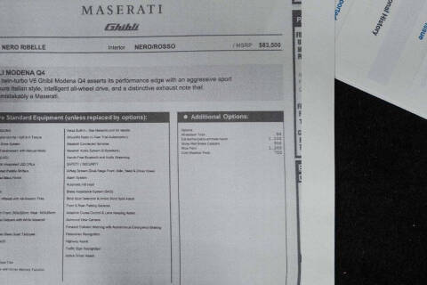 2022 Maserati Ghibli Modena Q4