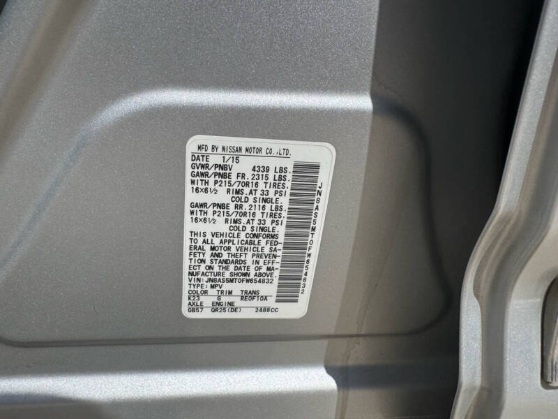 2015 Nissan Rogue Select S