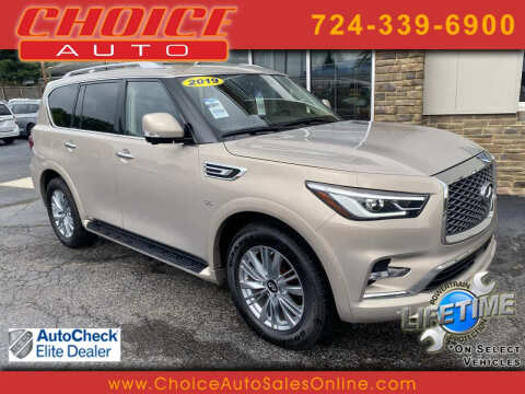 2019 Infiniti QX80 for sale at CHOICE AUTO SALES in Murrysville PA