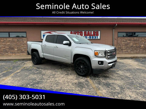 2015 GMC Canyon for sale at Seminole Auto Sales in Seminole OK