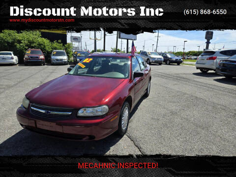 2002 Chevrolet Malibu for sale at Discount Motors Inc in Madison TN