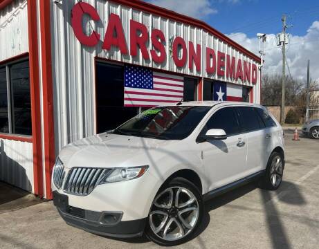 2013 Lincoln MKX for sale at Cars On Demand 3 in Pasadena TX
