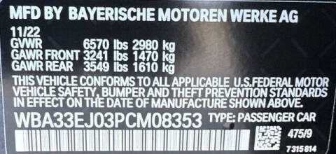 2023 BMW 7 Series 760i xDrive