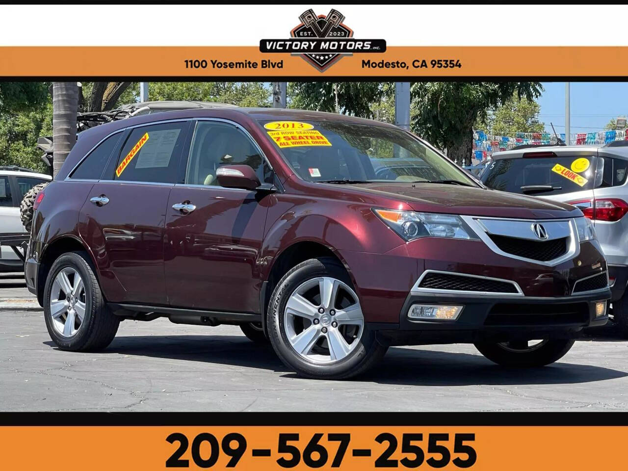 2013 Acura MDX for sale at Victory Motors Inc in Modesto, CA