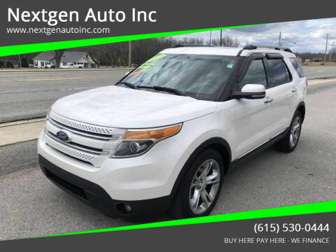 2012 Ford Explorer for sale at Nextgen Auto Inc in Smithville TN