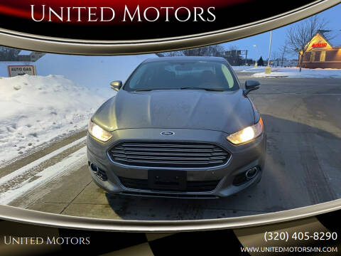 2014 Ford Fusion for sale at United Motors in Saint Cloud MN