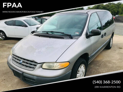 1997 Plymouth Grand Voyager for sale at FPAA in Fredericksburg VA