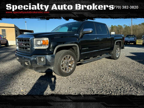 2015 GMC Sierra 1500 for sale at Specialty Auto Brokers in Cartersville GA