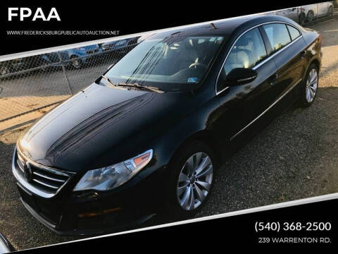 2009 Volkswagen CC for sale at FPAA in Fredericksburg VA