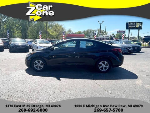 2015 Hyundai Elantra for sale at Car Zone in Otsego MI