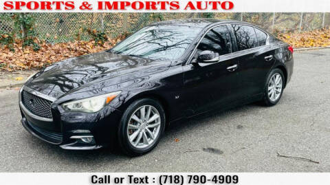 2014 Infiniti Q50 for sale at Sports & Imports Auto Inc. in Brooklyn NY