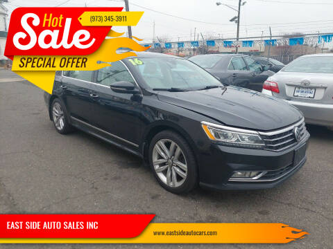 2016 Volkswagen Passat for sale at EAST SIDE AUTO SALES INC in Paterson NJ