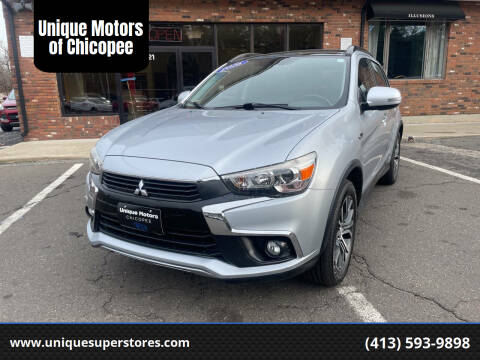 2016 Mitsubishi Outlander Sport for sale at Unique Motors of Chicopee in Chicopee MA