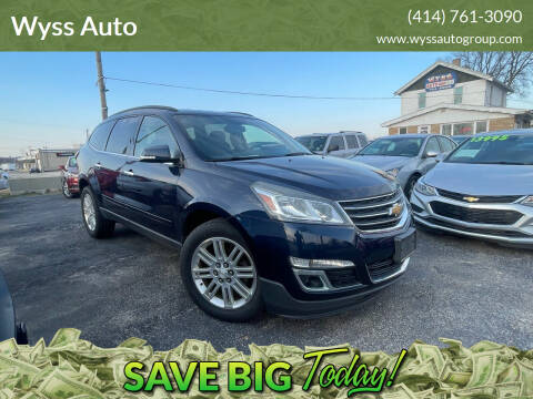 2015 Chevrolet Traverse for sale at Wyss Auto in Oak Creek WI