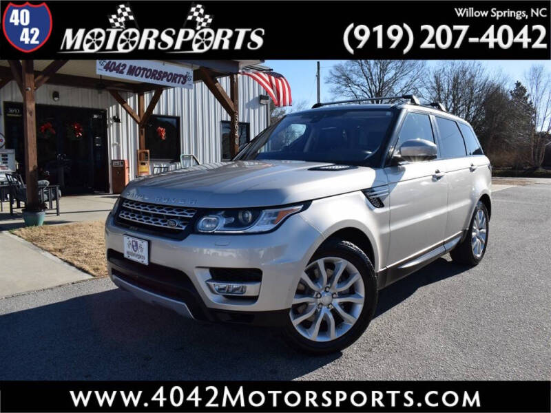 2017 Land Rover Range Rover Sport for sale at 4042 Motorsports in Willow Spring NC