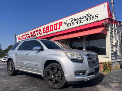 2015 GMC Acadia for sale at Unlimited Auto Group of Marietta in Marietta GA