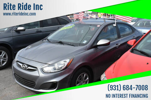 2014 Hyundai Accent for sale at Rite Ride Inc 2 in Shelbyville TN