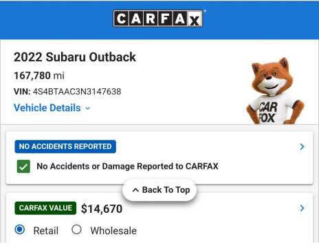 2022 Subaru Outback