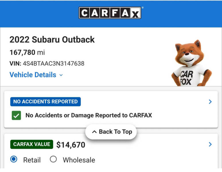 2022 Subaru Outback