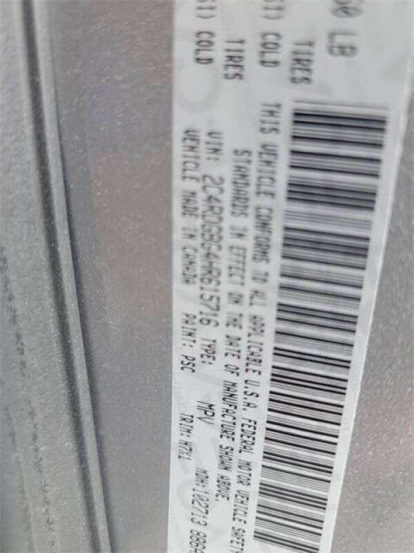 2017 Dodge Grand Caravan SE