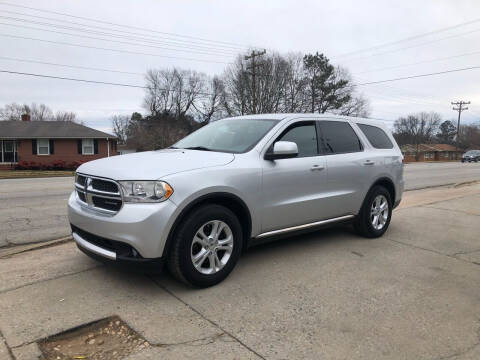 2011 Dodge Durango for sale at E Motors LLC in Anderson SC