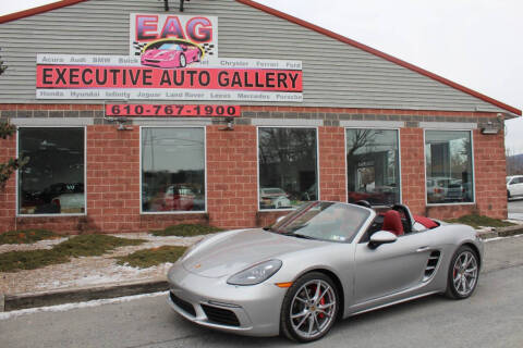 2022 Porsche 718 Boxster for sale at EXECUTIVE AUTO GALLERY INC in Walnutport PA