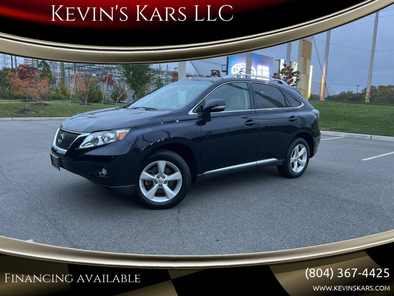 2010 Lexus RX 350 for sale at Kevin's Kars LLC in Richmond VA