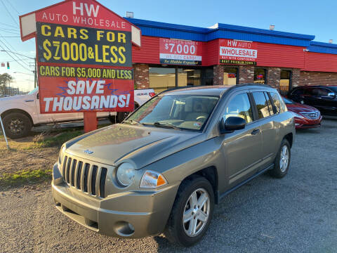 2008 Jeep Compass for sale at HW Auto Wholesale in Norfolk VA