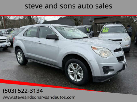 2010 Chevrolet Equinox for sale at steve and sons auto sales - Steve & Sons Auto Sales 4 in Portland OR