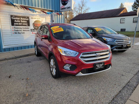 2017 Ford Escape for sale at CENTER AVENUE AUTO SALES in Brodhead WI