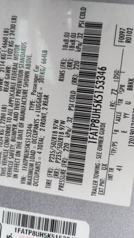 2019 Ford Mustang EcoBoost Premium